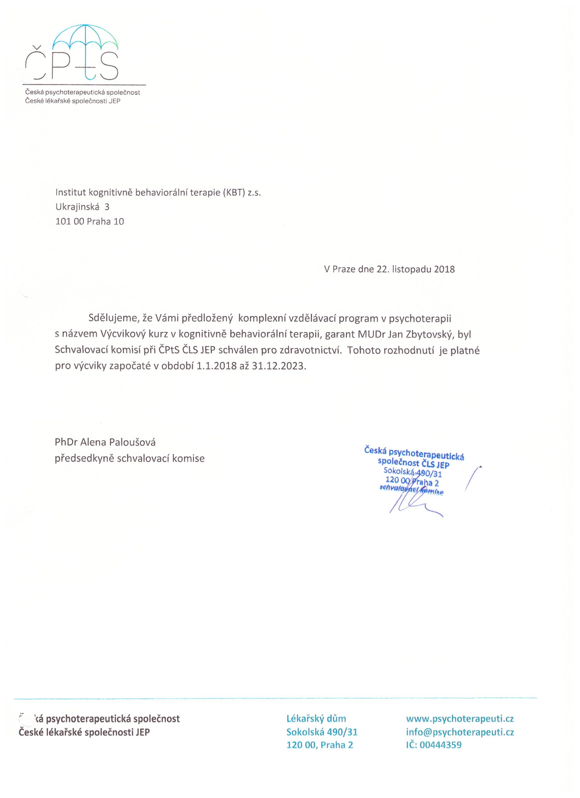 Schvaleni Vycviku Od Roku 2018 Do 2023 Scaled